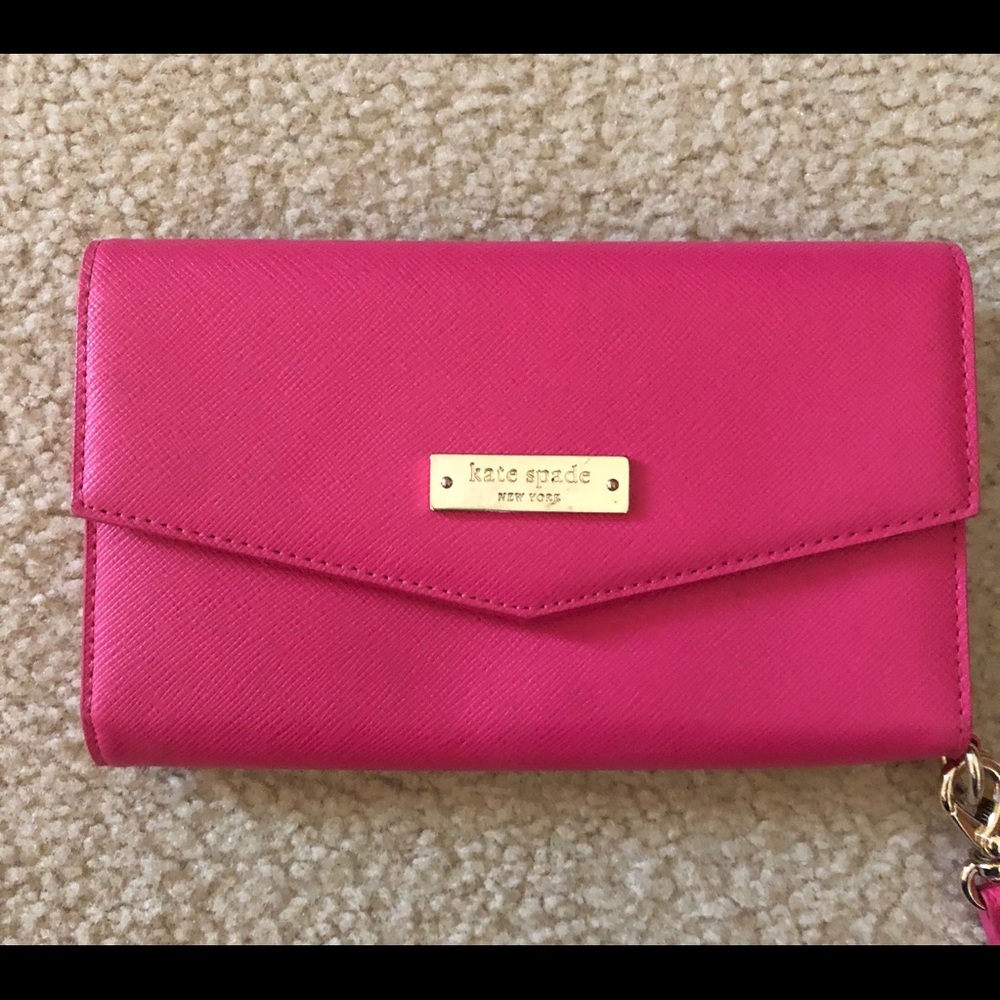 Kate Spade Pink Phone Wristlet